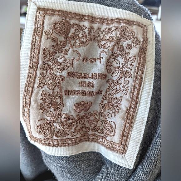 Poof Short Sleeve Grey Hoodie Sweatshirt Top - Picture 11 of 13